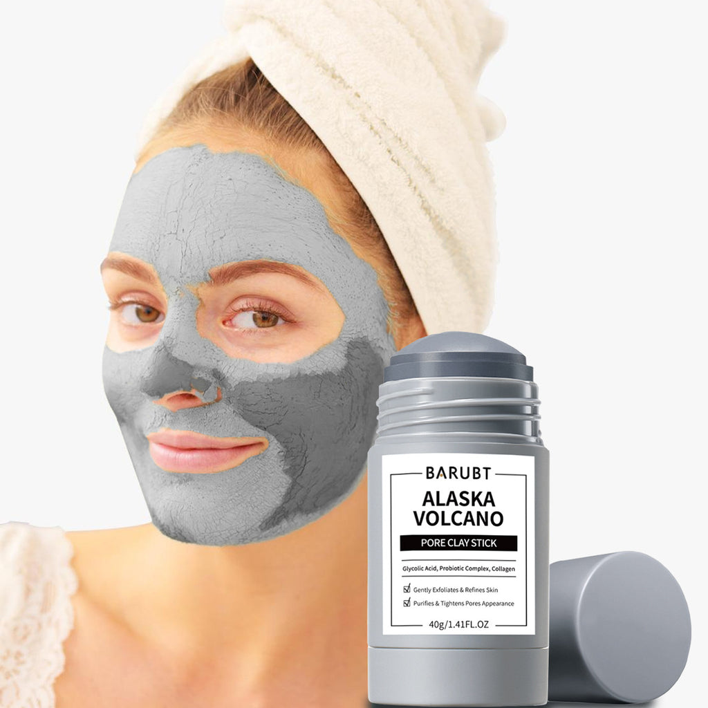 Mascarilla facial en barra de barro para limpieza profunda