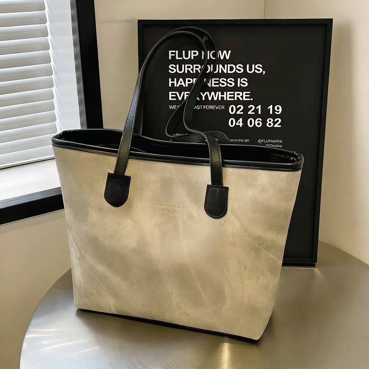 Bolso Tote Efecto Mármol