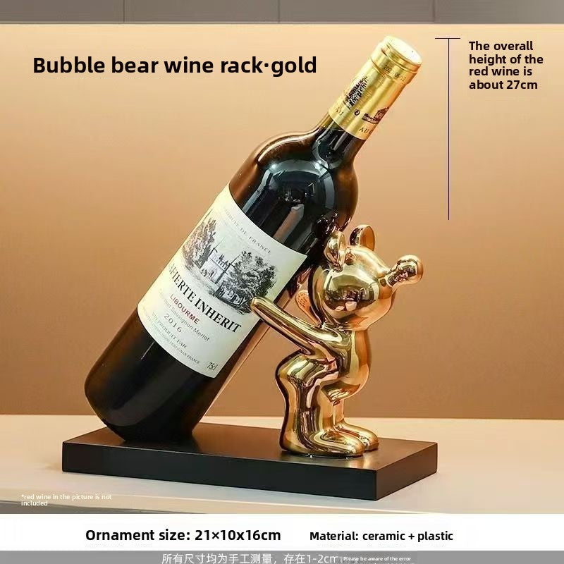 Botellero Decorativo de Cerámica