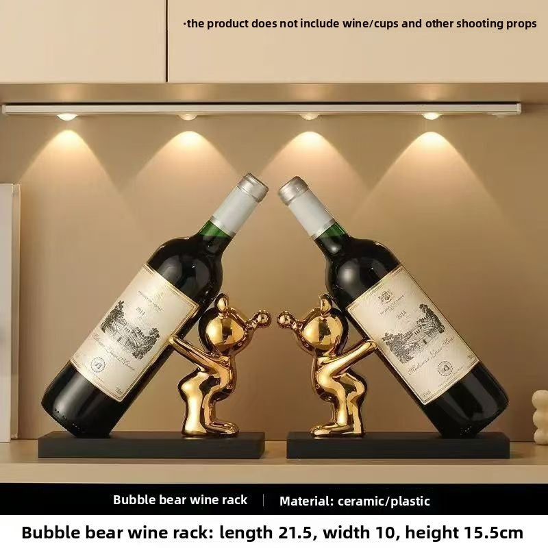 Botellero Decorativo de Cerámica