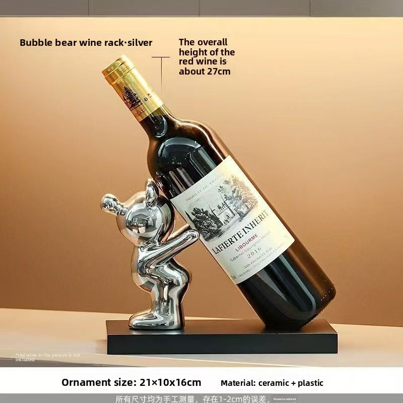 Botellero Decorativo de Cerámica