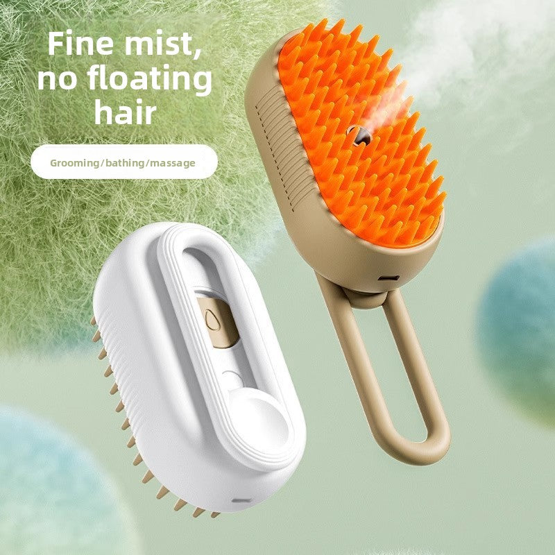 Cepillo Vaporizador de Grooming para Mascotas