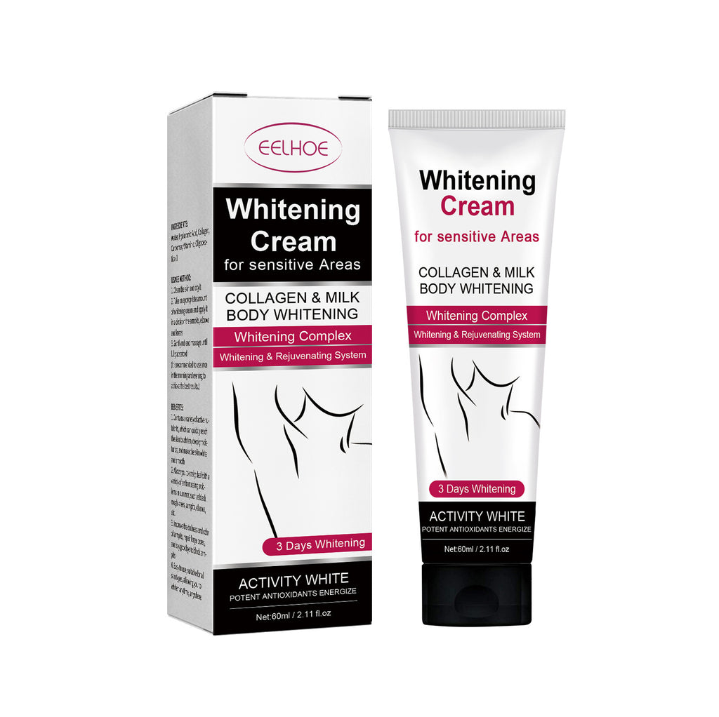 Crema aclarante e hidratante para axilas con fórmula suave y no irritante. Mejora la luminosidad y suavidad de la piel