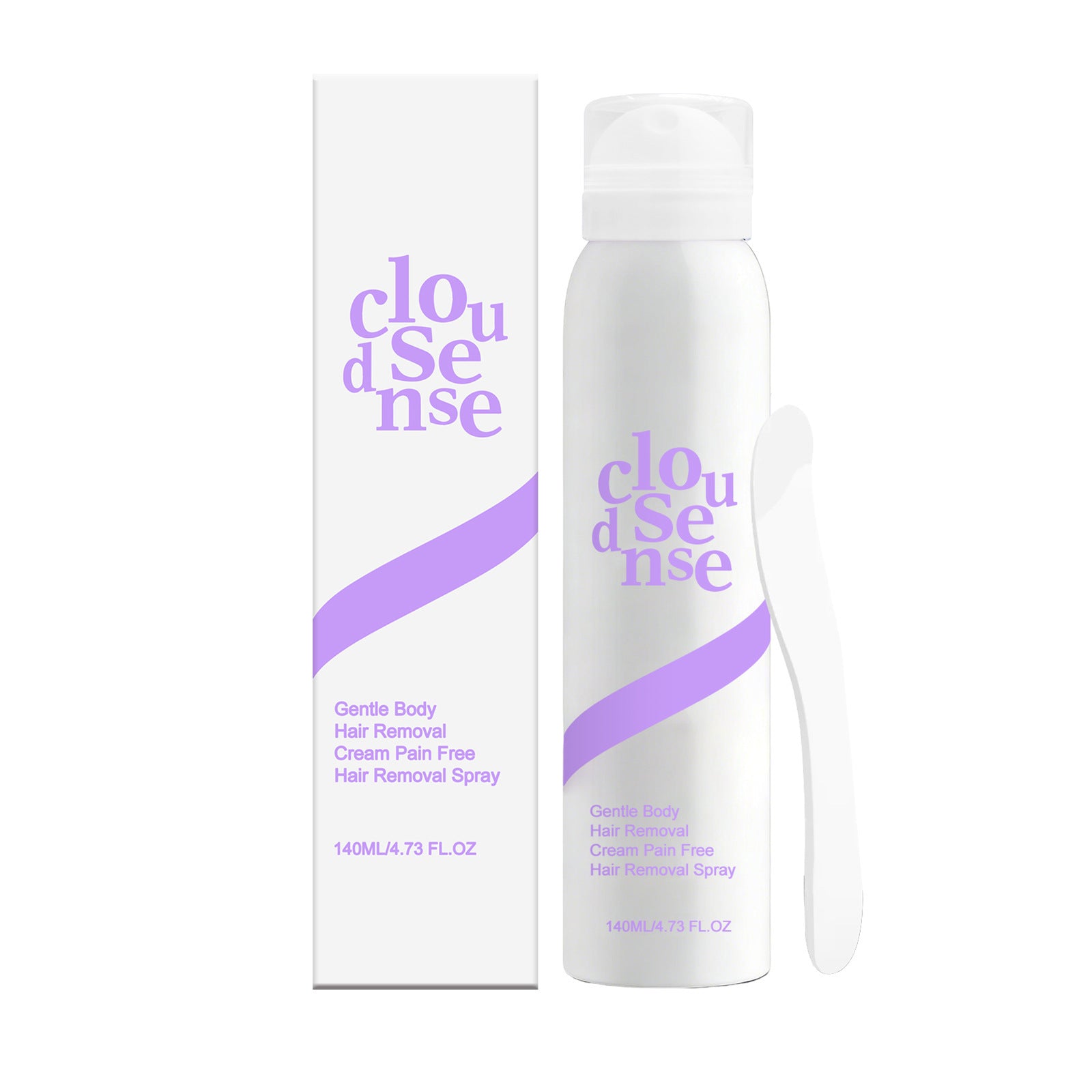 Set de Depilatoria en Spray y Cuchilla para Piel Sensible