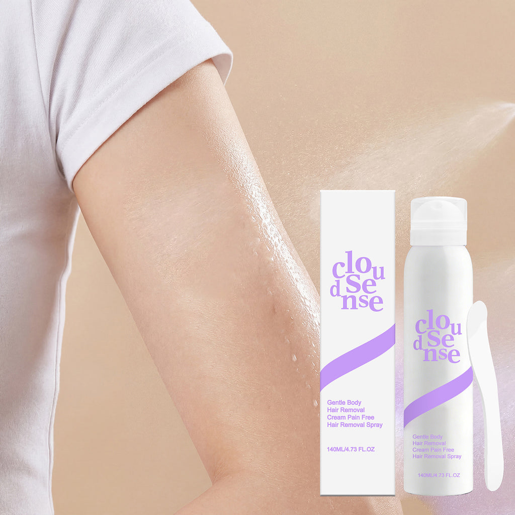 Set de Depilatoria en Spray y Cuchilla para Piel Sensible