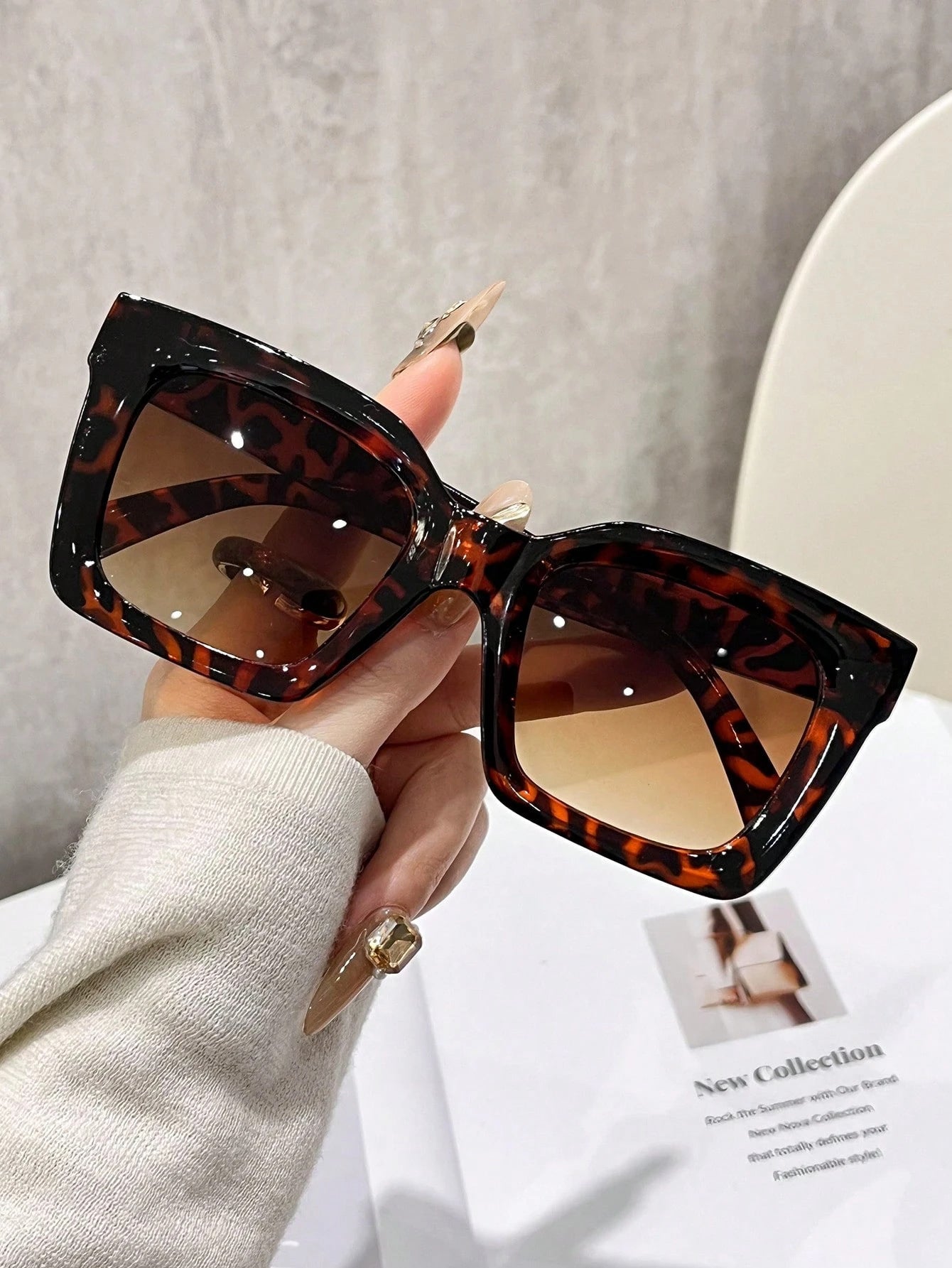 Gafas de Sol Degradadas Oversize