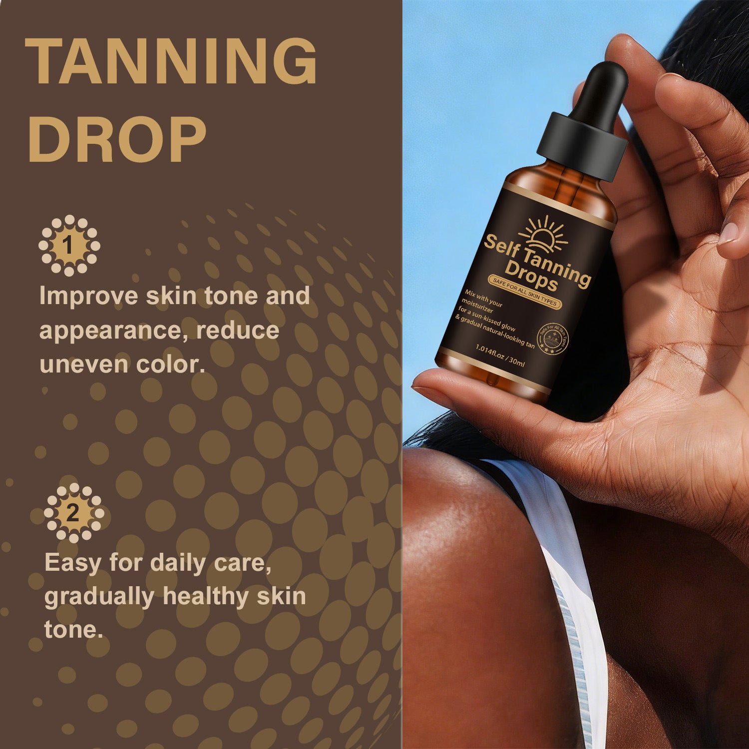 Gotas Autobronceadoras 30ml Brillo Natural