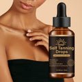 Gotas autobronceadoras 30ml brillo natural en frasco con cuentagotas