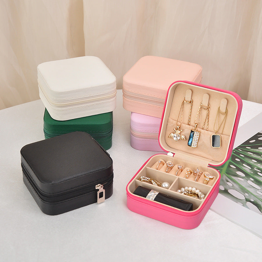Joyero portátil organizador – guarda y transporta tus joyas con orden y estilo