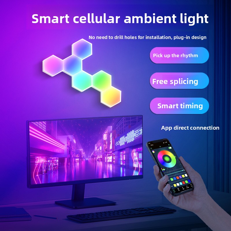 Luz de Pared LED con Control Bluetooth y Wi-Fi