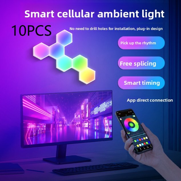 Luz de Pared LED con Control Bluetooth y Wi-Fi