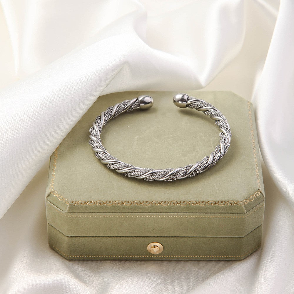 Pulsera Abierta Trenzada