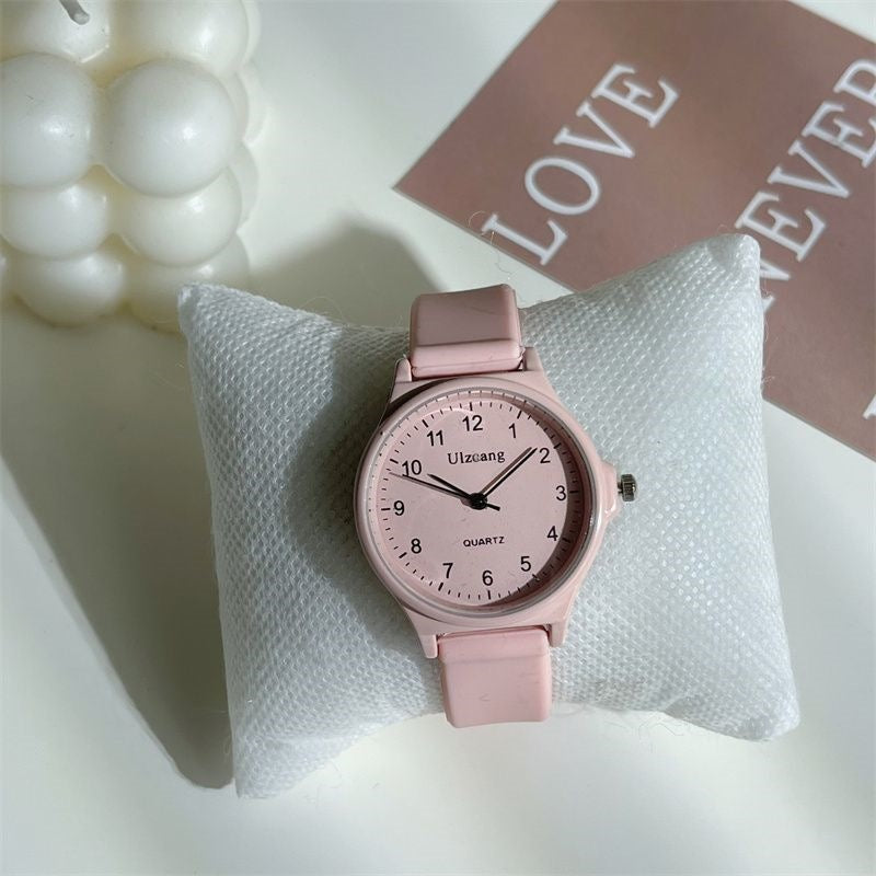 Reloj Analógico con Correa de Silicona