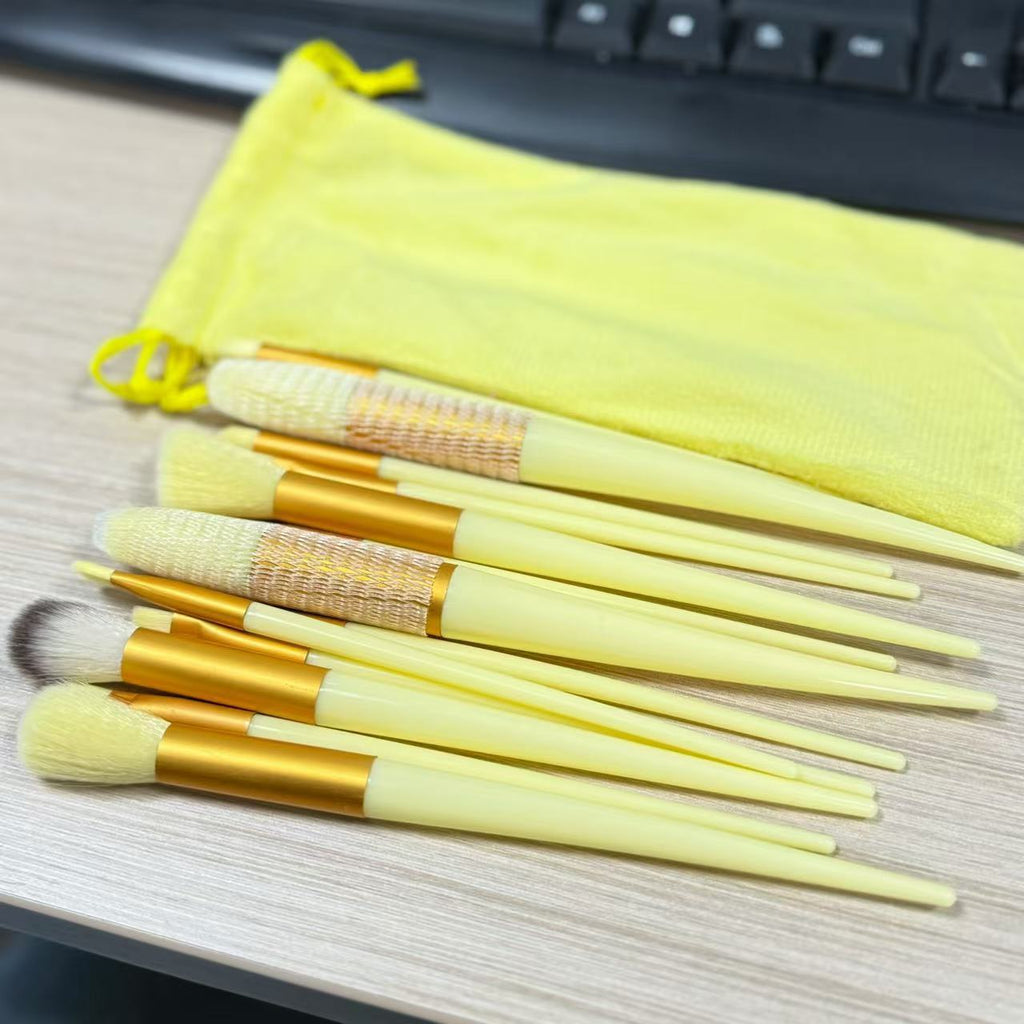 Kit de 13 Brochas de Maquillaje con Estuche de Terciopelo