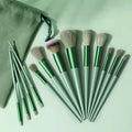 Kit de 13 brochas de maquillaje con estuche de terciopelo, disponible en 6 colores diferentes 