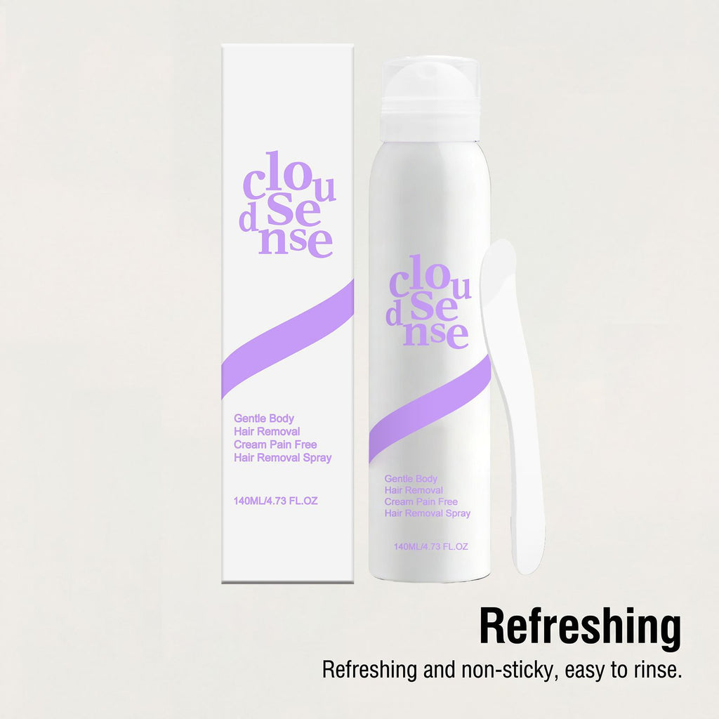 Set depilatorio en spray y cuchilla para piel sensible – depilación suave, rápida y sin irritación