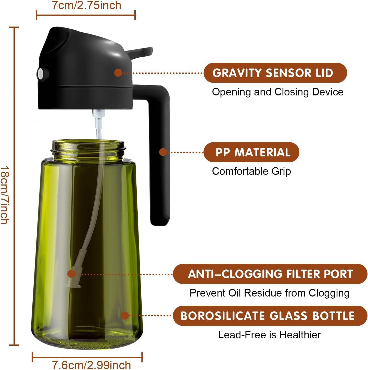 Spray Pulverizador de Aceite