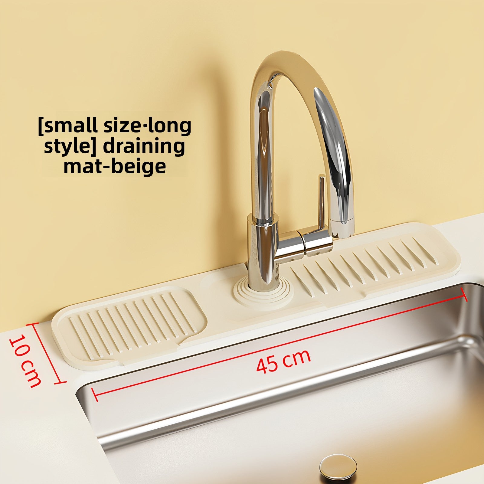 Tapete de Silicona para Fregadero con Desagüe