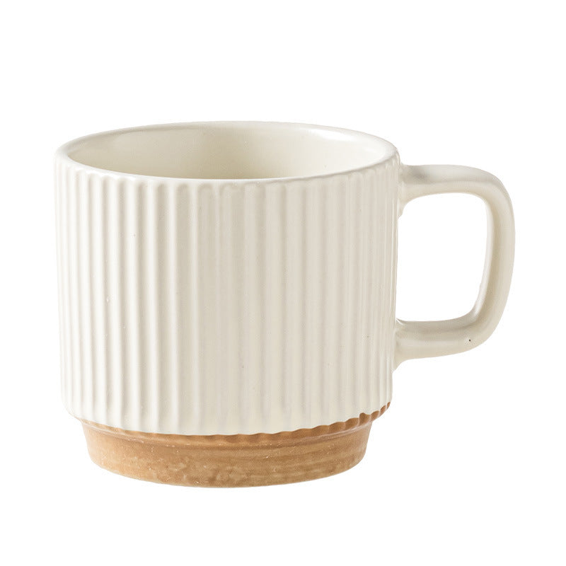 Taza de Cerámica Artesanal Vintage Apilable