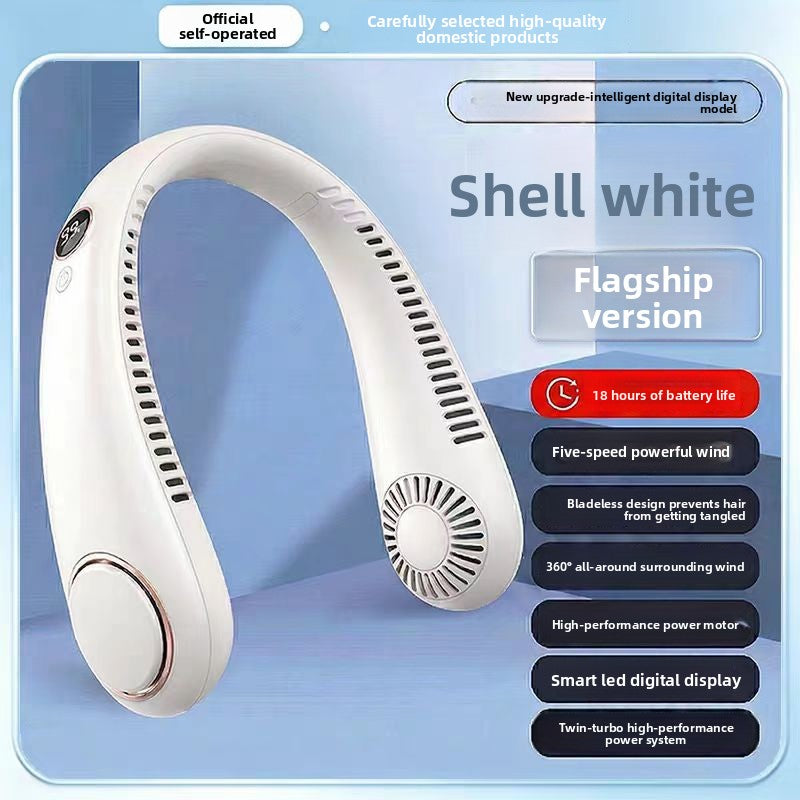 Ventilador de Cuello sin Aspas Recargable